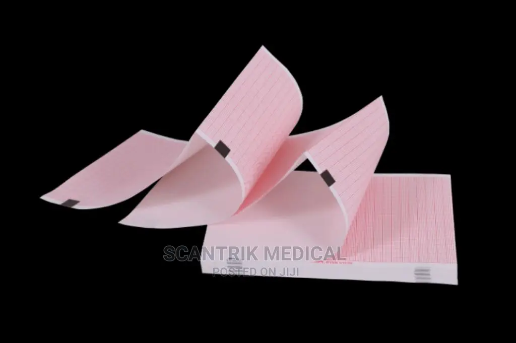ECG Paper Roll Red Standard