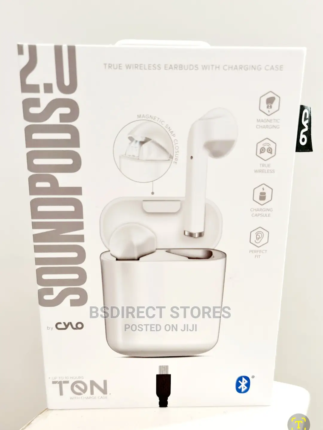 Cylo Soundpods 2.0 True Wireless Bluetooth Charging Case