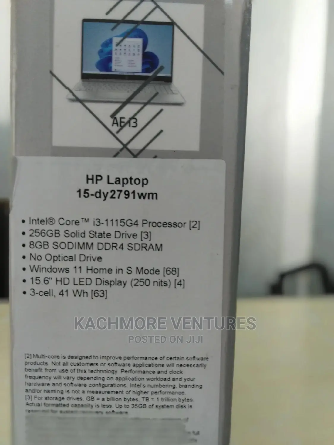 New Laptop HP 15 8GB Intel Core I3 SSD 256GB