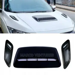 Universal Carbon Fiber Air Outlet Bonnet Hood Vent.