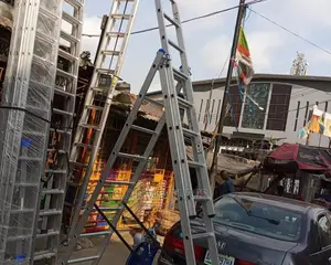 10x3. 30 Feet Alluminium Ladder.Made in Germany