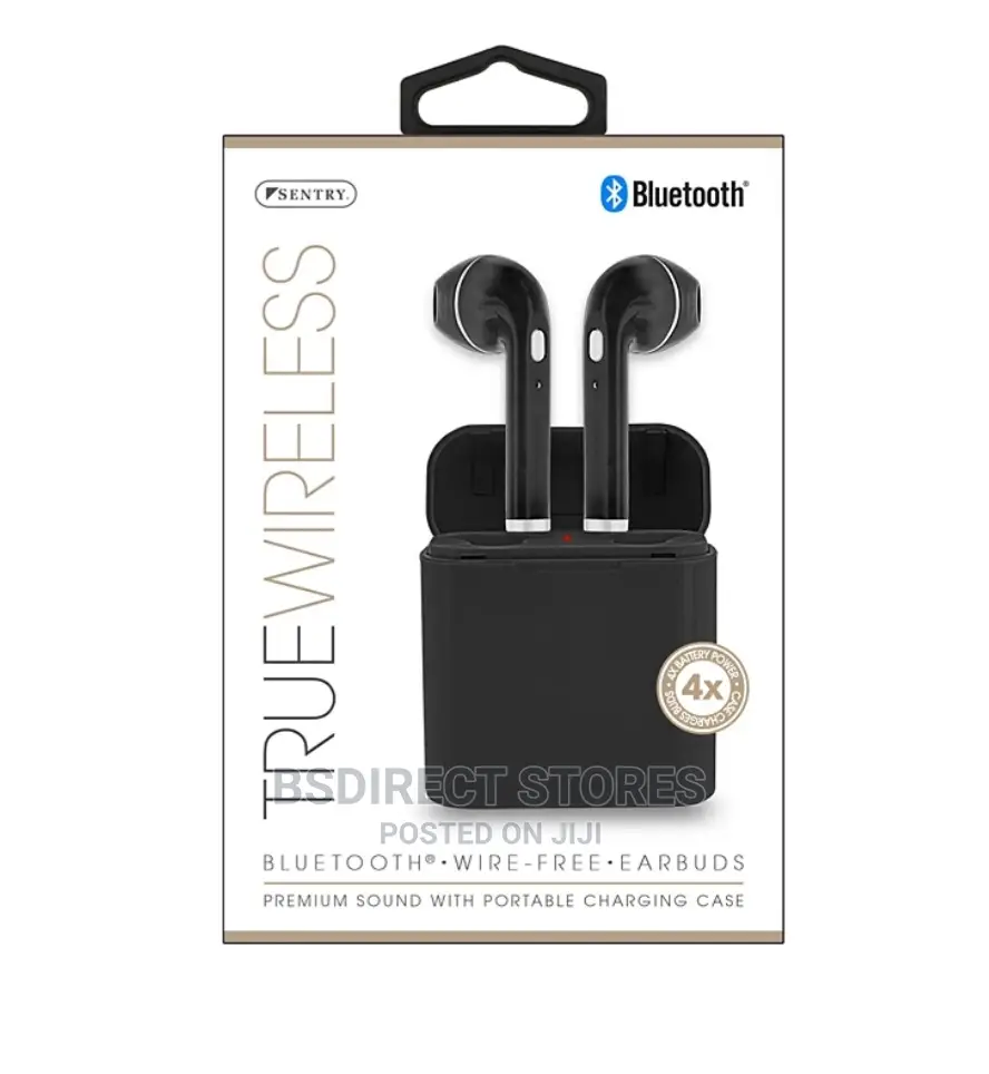 Sentry BT979 True Wireless Bluetooth Earbuds W/Charging Case