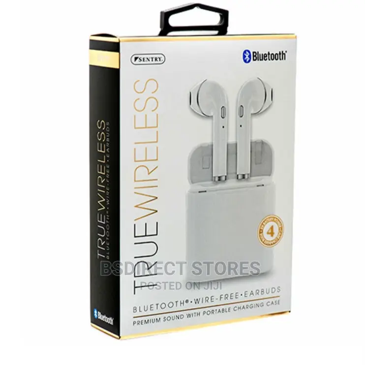 Sentry BT979 True Wireless Bluetooth Earbuds W/Charging Case