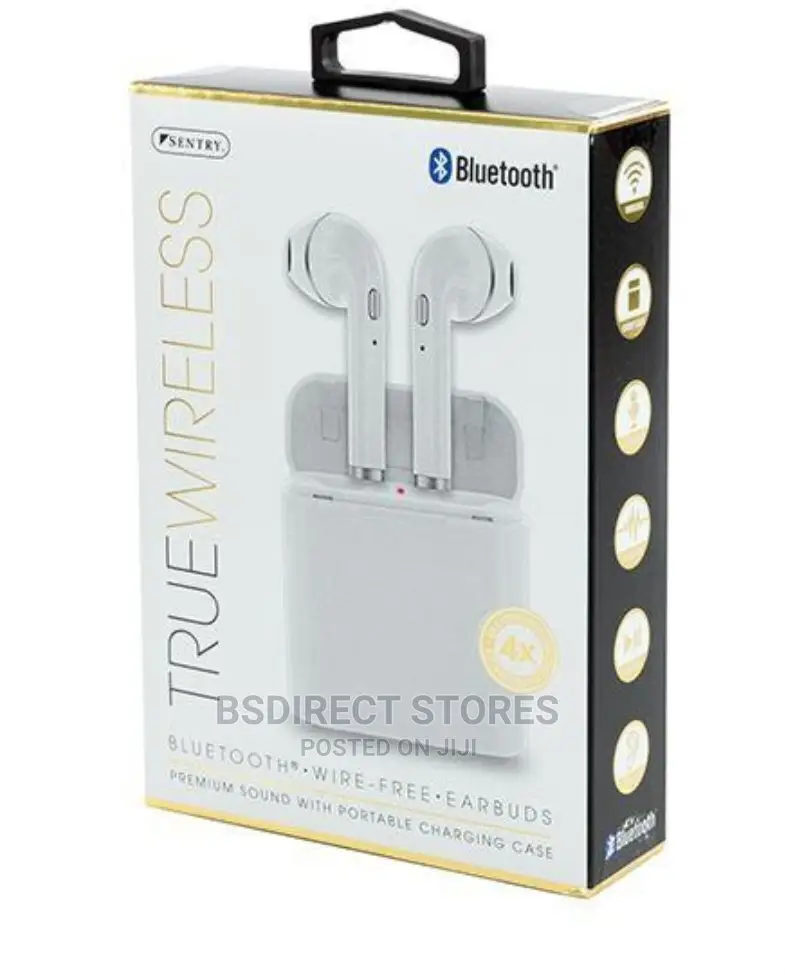 Sentry BT979 True Wireless Bluetooth Earbuds W/Charging Case