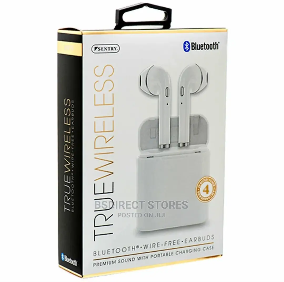 Sentry BT979 True Wireless Bluetooth Earbuds W/Charging Case