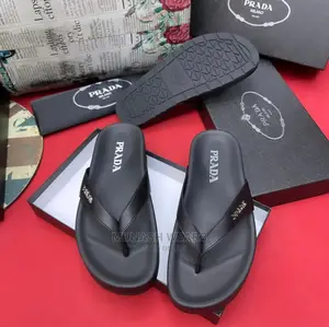 Prada Leather Slipers