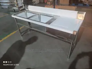 Double Sink With Side Compartment ( Kitchen Sink)