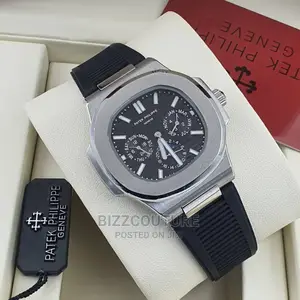 Original PATEK PHILIPPE Rubber Strap Watch Available Instore