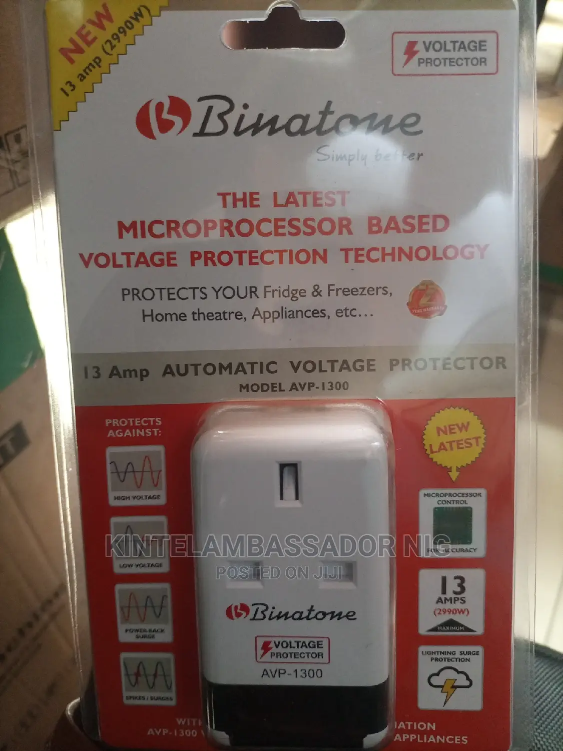 13 Amp Automatic Voltage Protector