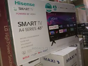 New 43" Hisense Android Smart TV, A4 Series.