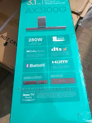 Original Hisense 280watts Soundbar 3.1 With 2years Warra