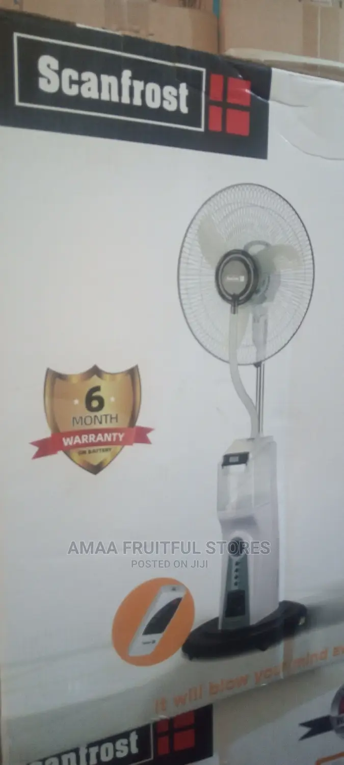 Scanfrost Watermix Rechargeable Fan