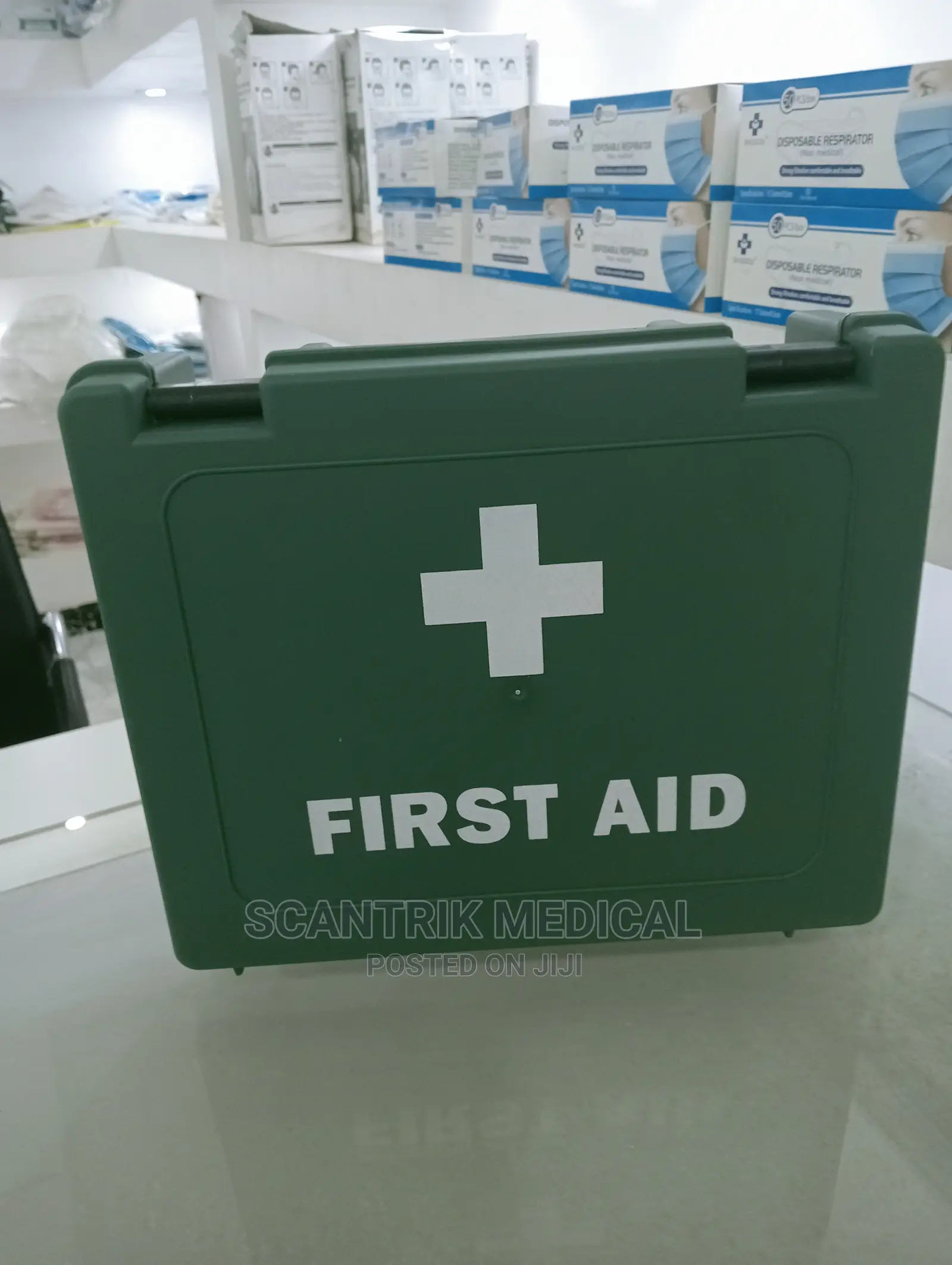 Medical Empty First Aid Box (GREEN)