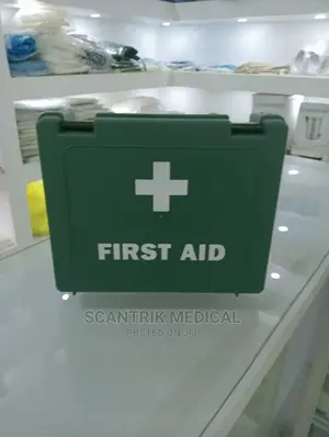 Empty First Aid Kit Storage Box - Green