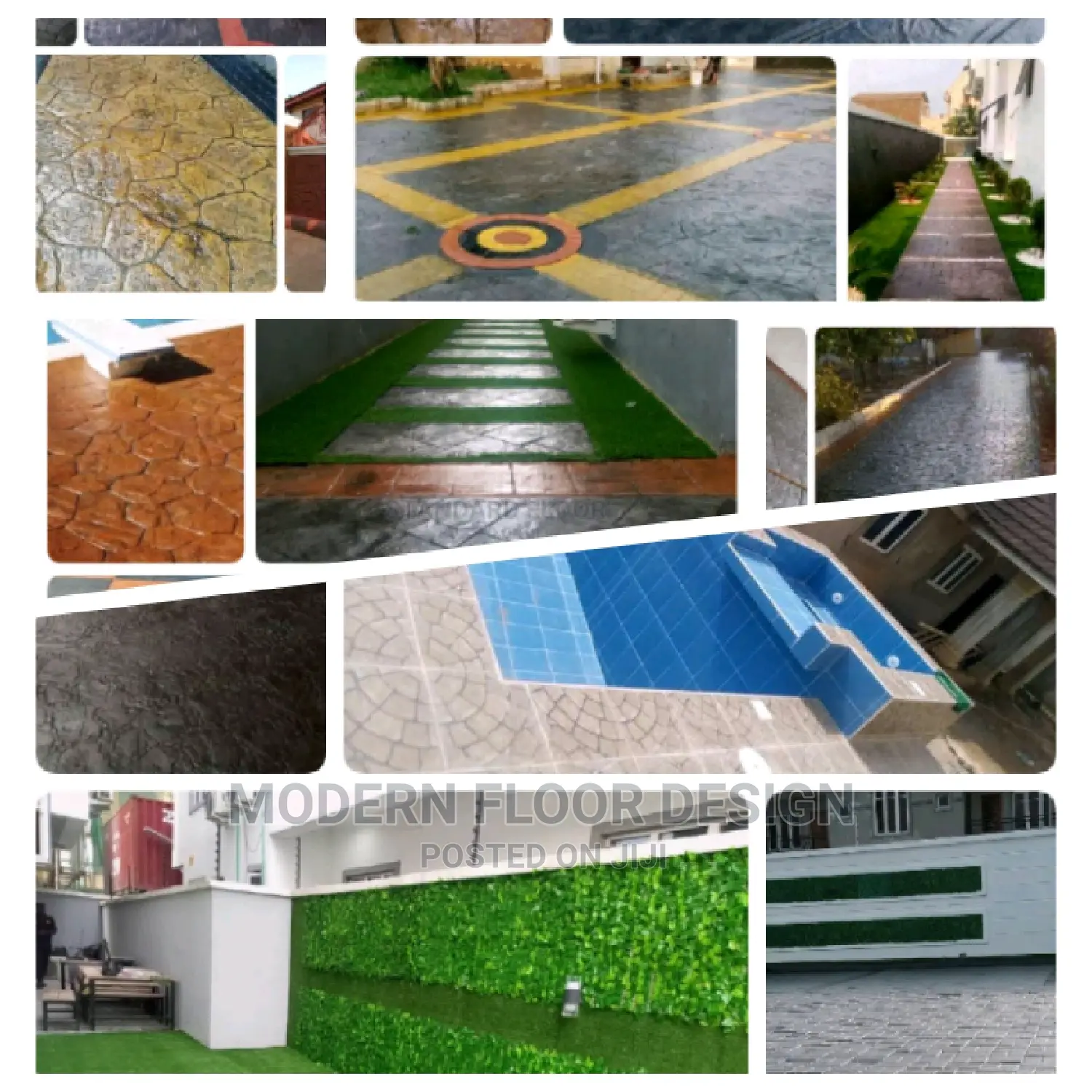 Concrete Base Stamps Floor
