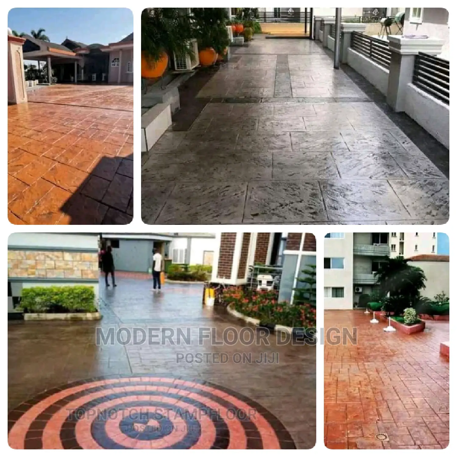 Sea Stone Stamps Floor