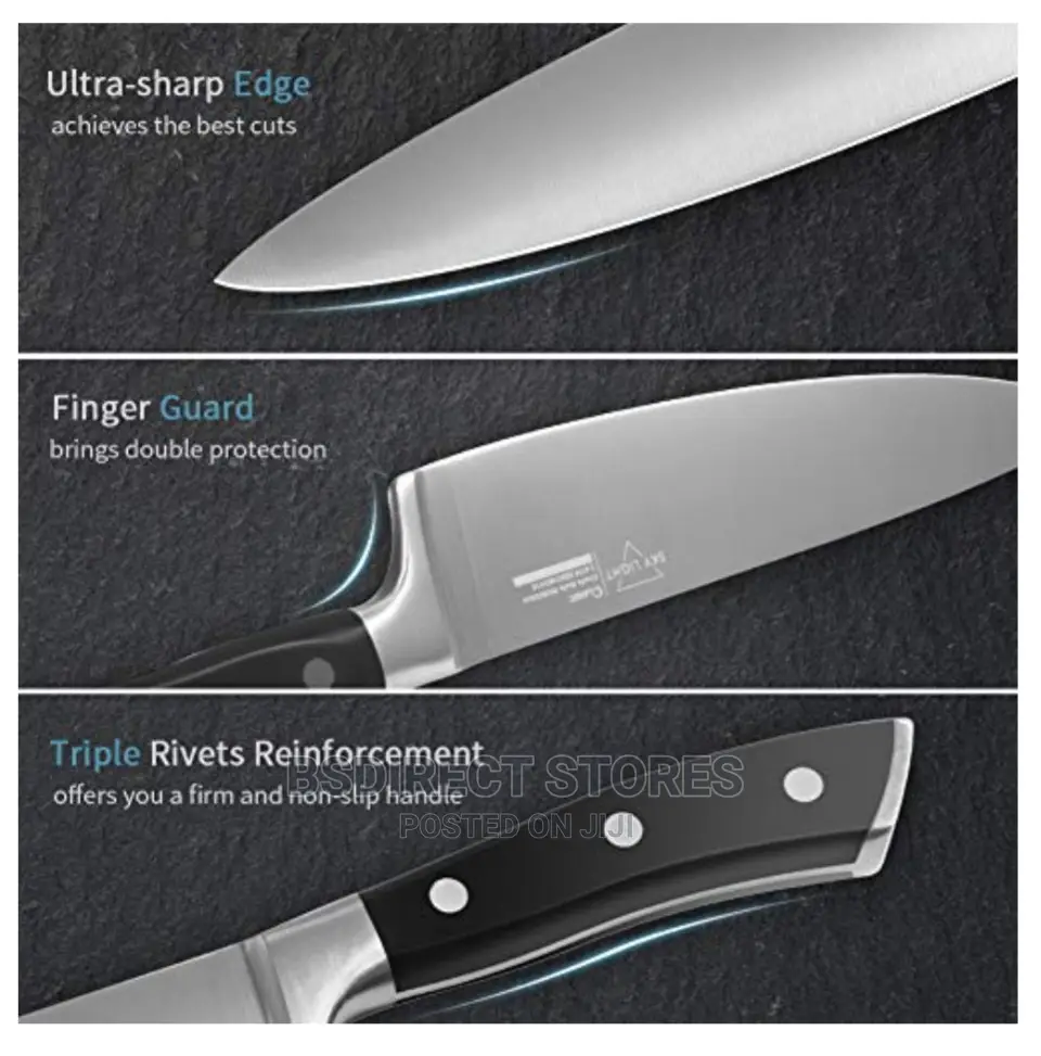 Bergner Infinity Vita 3-Piece Knife Professional Knife Set