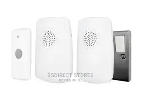 Uni-Com Portable Plug-in Door Chime 8 Melody Twin Pack