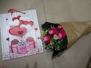 Lovers Bouquet With a Fancy Bag 003