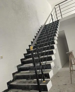 Matt Black Aluminum Hand Railings
