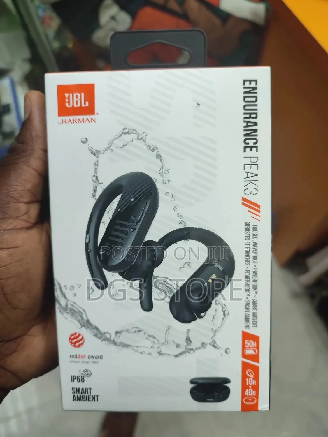 JBL Endurance Peak 3 Bluetooth Waterproof Earbuds
