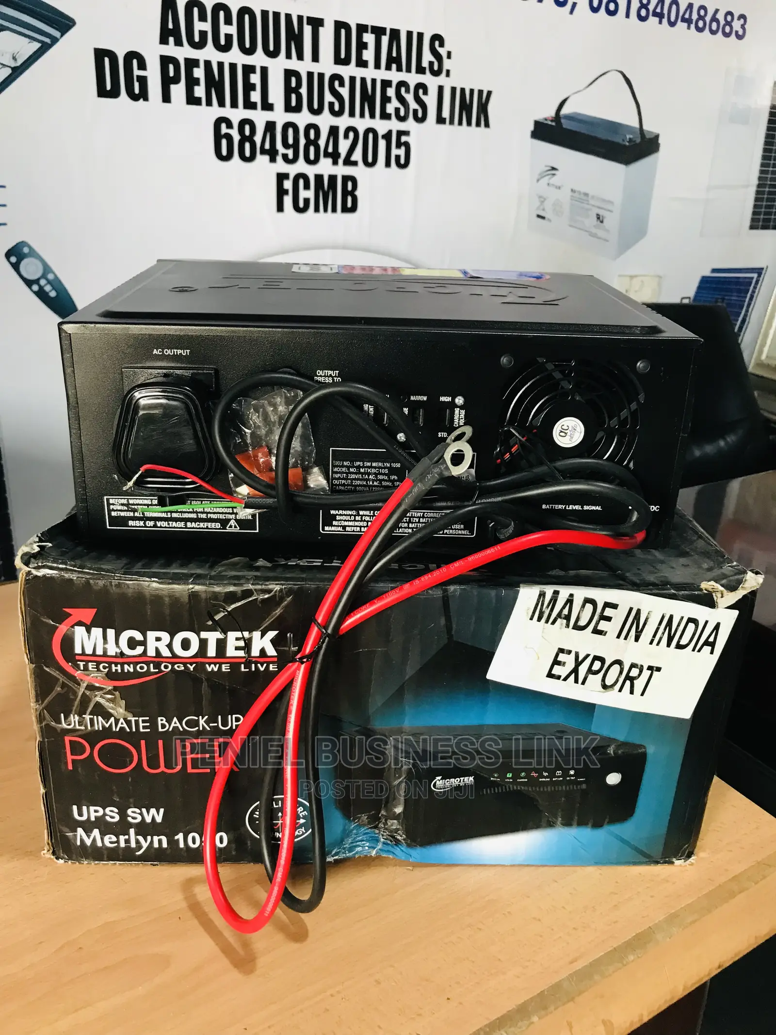 Microtek 1050 12volts Inverter