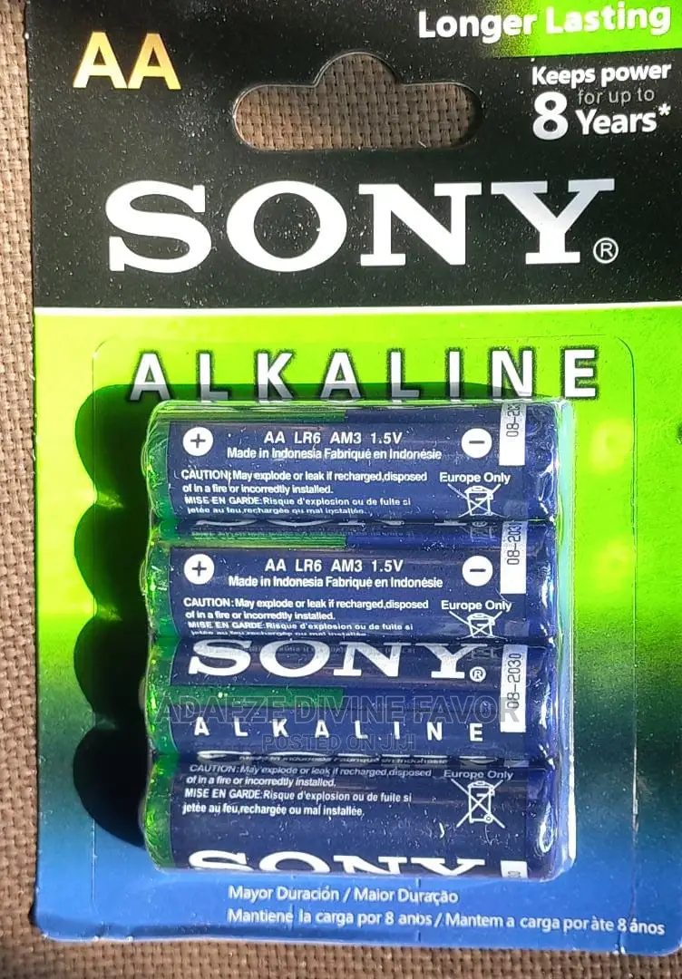 Sony Alkaline AA 1.5v Battery