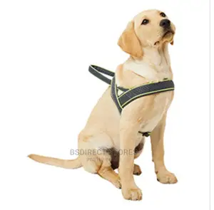 3 Peak SMALL Reflective Vision Padded Dog Harness Navy/Grey