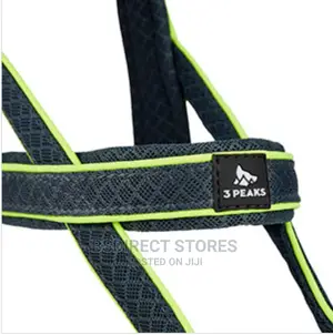 3 Peak SMALL Reflective Vision Padded Dog Harness Navy/Grey