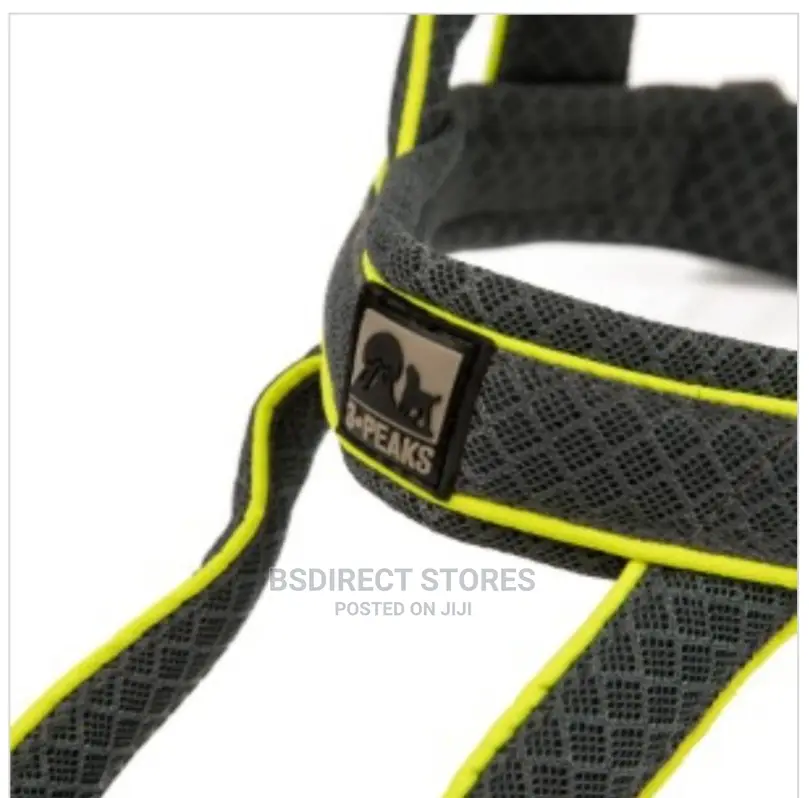 3 Peak SMALL Reflective Vision Padded Dog Harness Navy/Grey