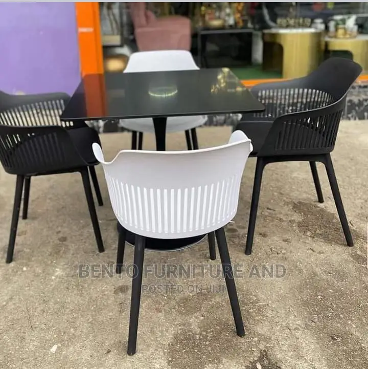 Plastic Chairs and Table Set