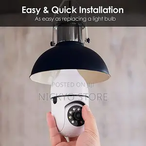 Bulb, Security Light Camera With Speaker Pan Tilt and Mic