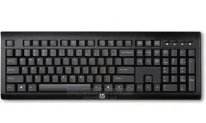HP Black USB Wireless Keyboard (UK Keyboard Layout)