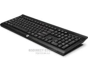 HP Black USB Wireless Keyboard (UK Keyboard Layout)