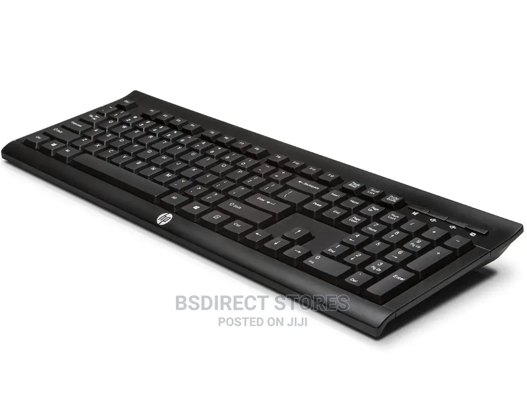 HP Black USB Wireless Keyboard (UK Keyboard Layout)