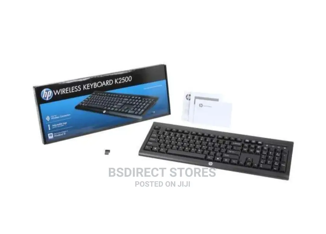 HP Black USB Wireless Keyboard (UK Keyboard Layout)