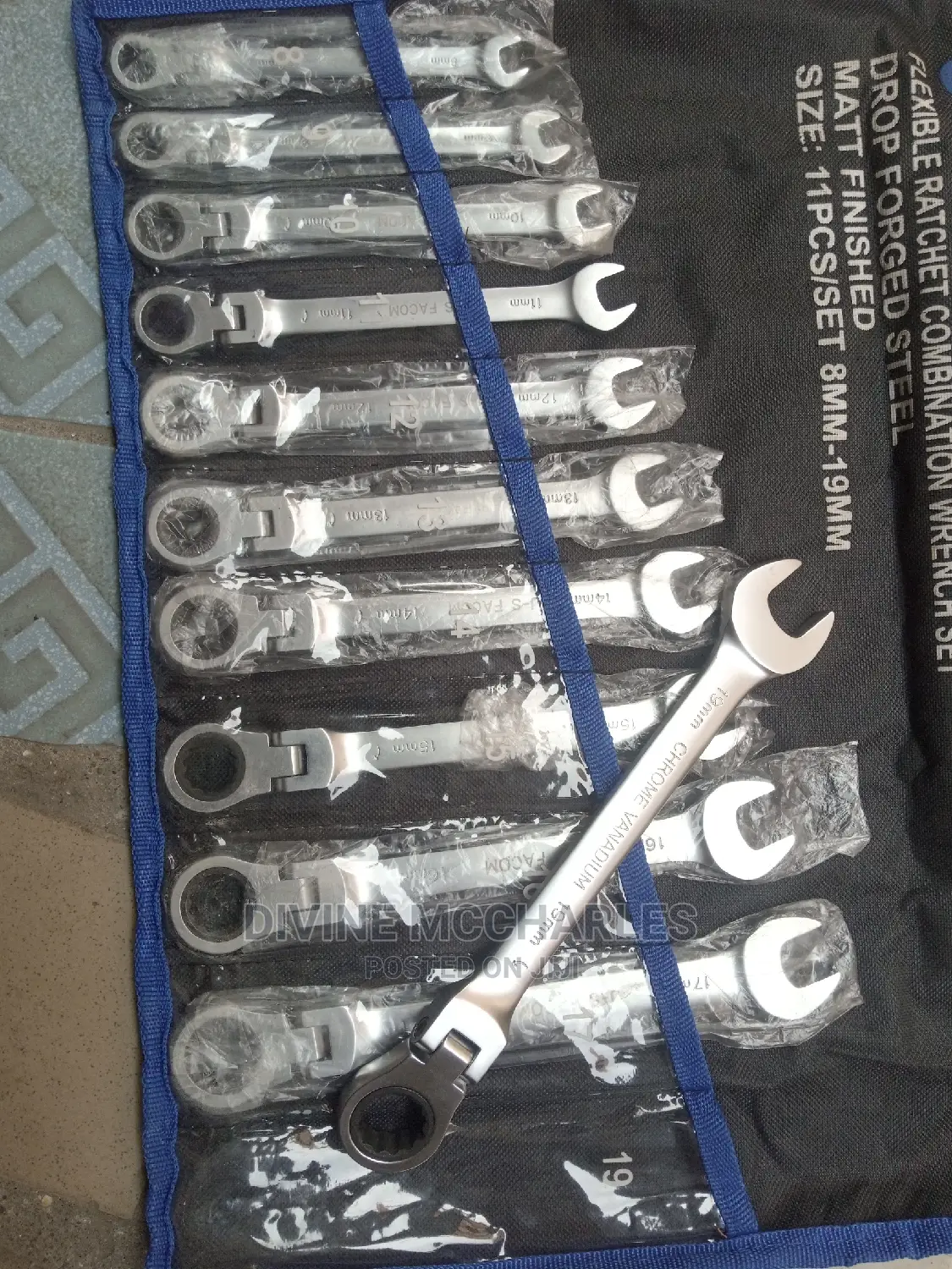 11pcs Ratchet Spannar Set