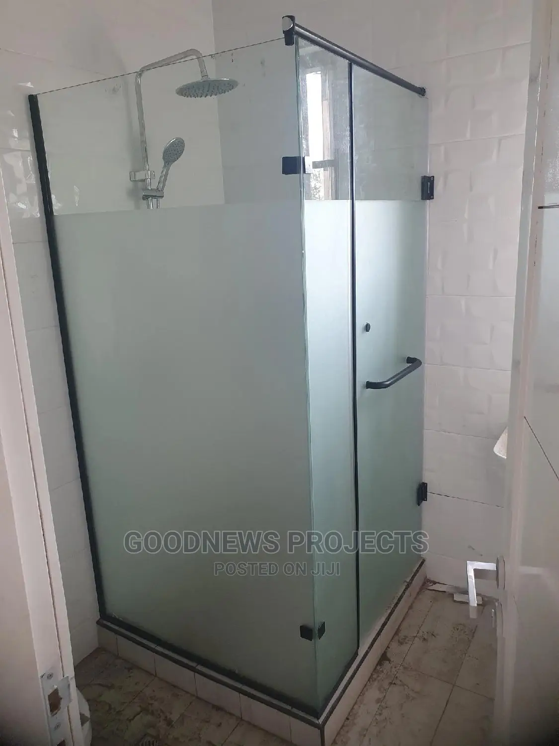 Frameless Bathroom Tempered Cubicle Glass