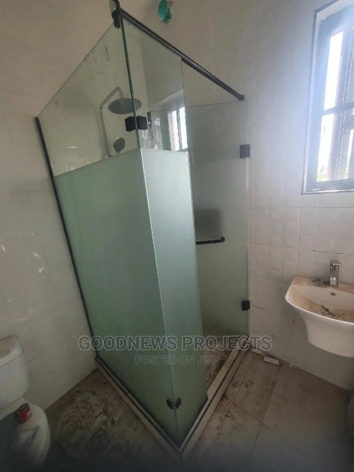 Frameless Bathroom Tempered Cubicle Glass