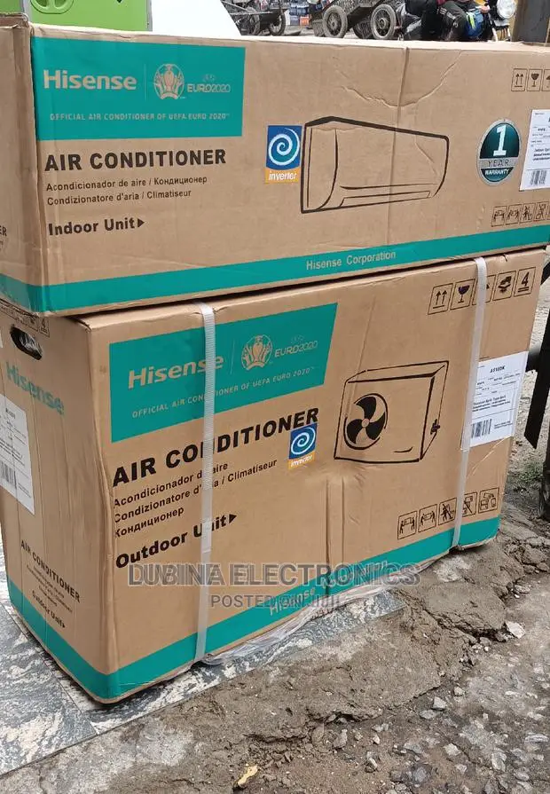 Brand New HISENSE 1.5HP INVERTER Split Unit Ac(100% Copper)