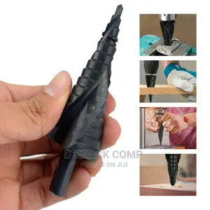 Metal Drill Bit Set For Triangular Cone Holes, 3 Pieces