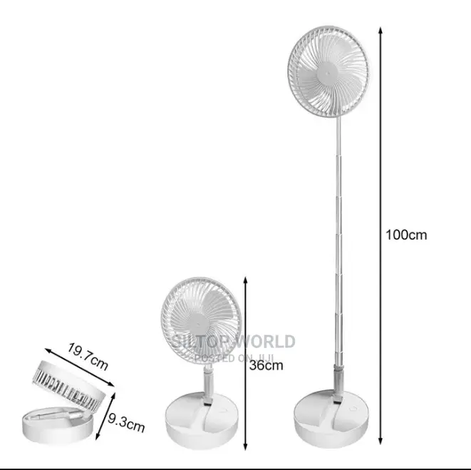 Foldable Rechargeable Fan