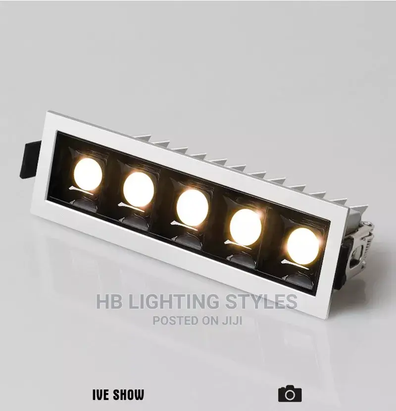 Recessed Square Led Ceiling Grille Light