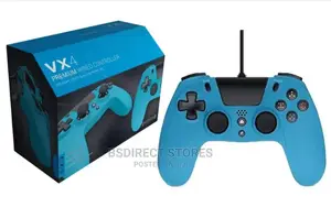 Gioteck VX-4 Sony 2.5 M Wired Controller - Blue - PS4 PC