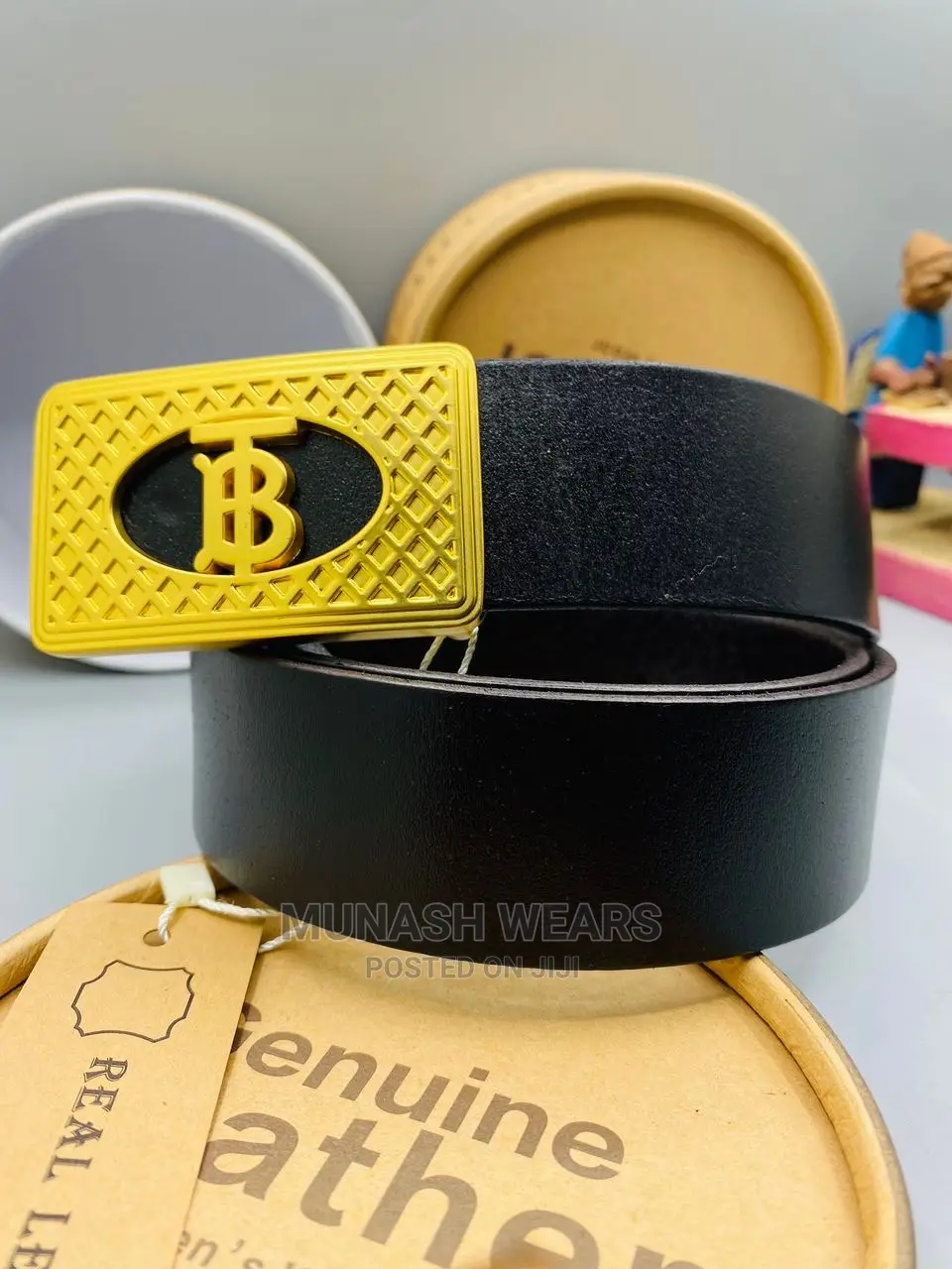 Men Luxury Leather Belts