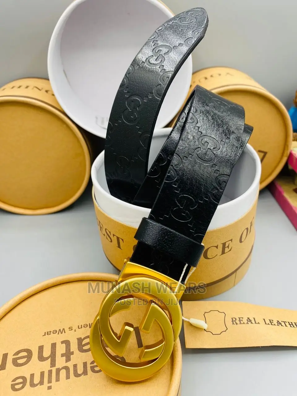 Men Luxury Leather Belts