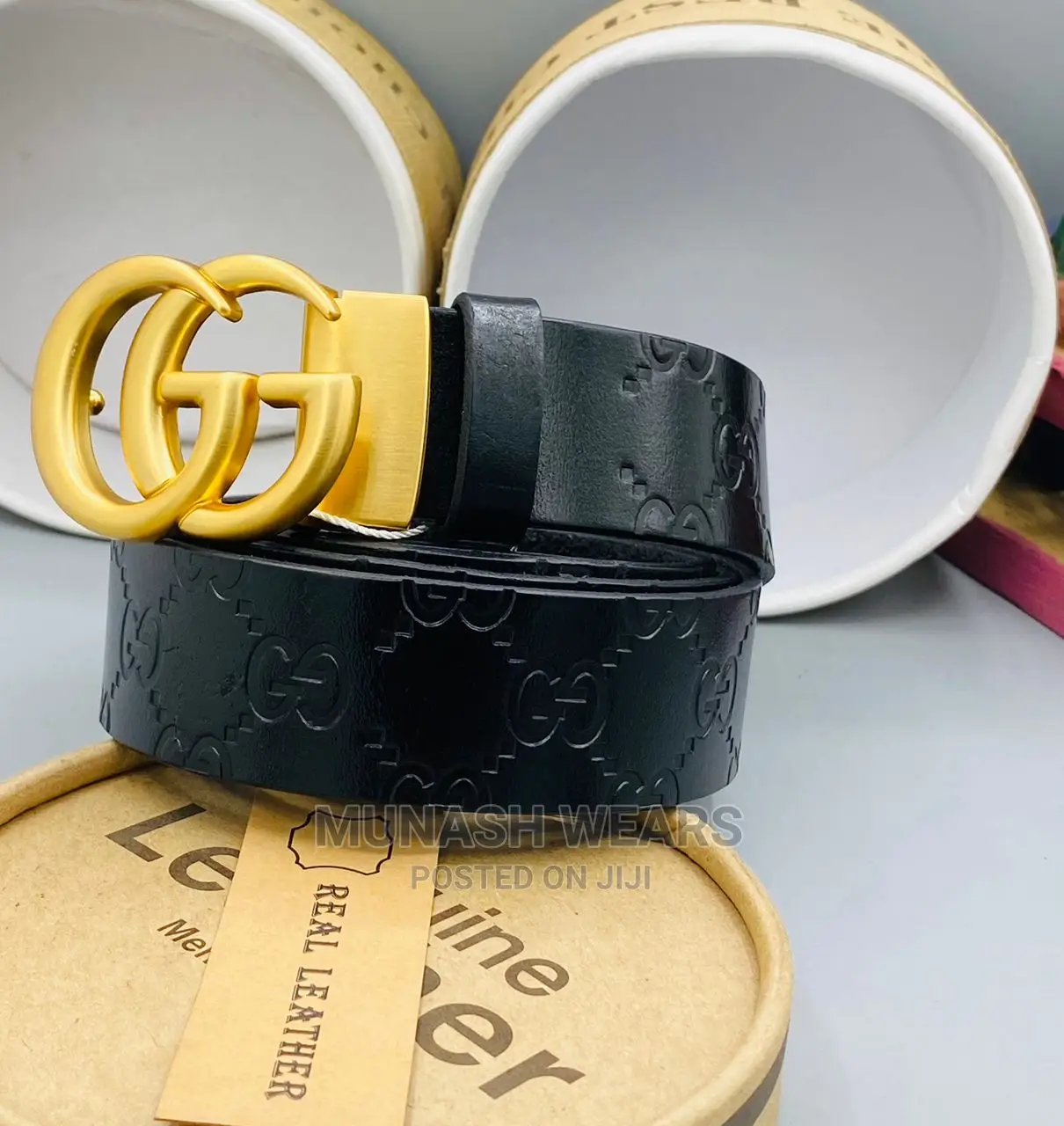Men Luxury Leather Belts