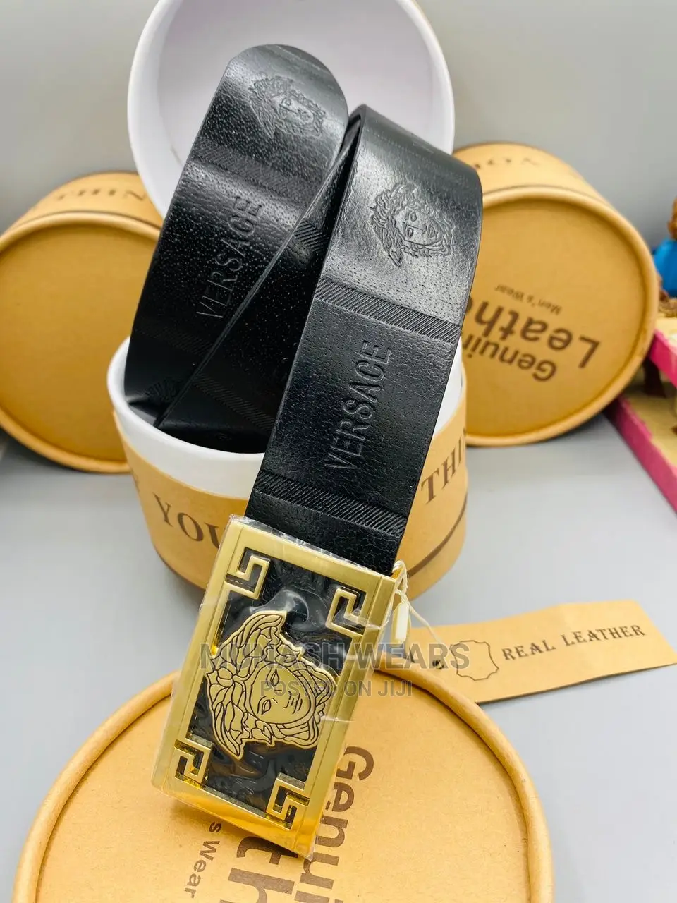 Men Luxury Leather Belts