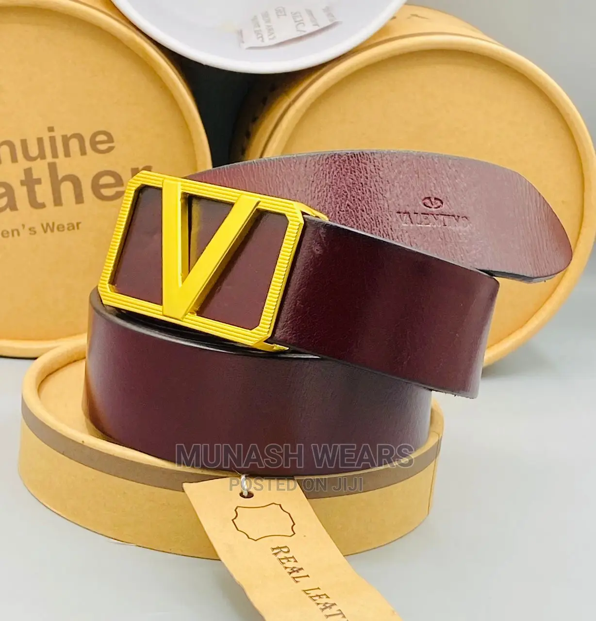 Men Luxury Leather Belts