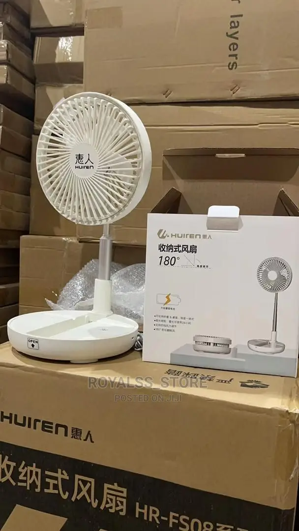 Rechargeable Foldable Adjustable Fan